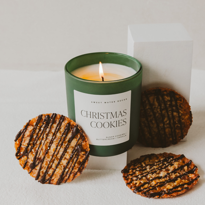 Christmas Cookie Candle: Sweet Holiday Delight Sweet Water Decor