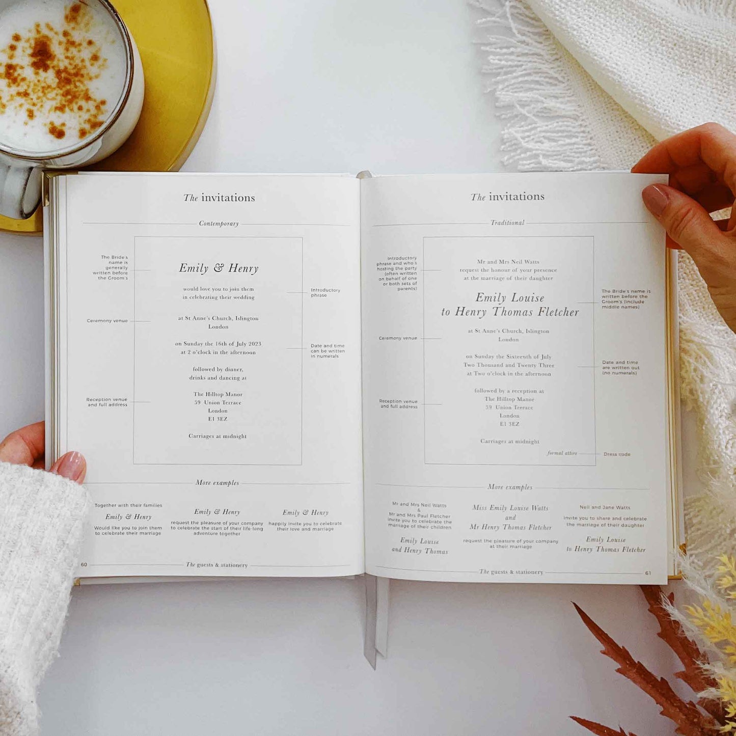 Blush and Gold Foil Luxury Wedding Planner Book