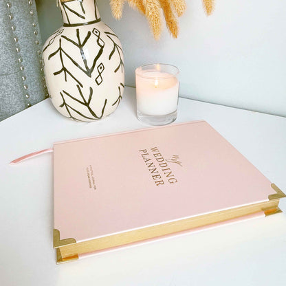 Blush and Gold Foil Luxury Wedding Planner Book