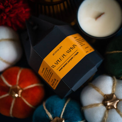 Harvest Glow: Maple Pumpkin Candle