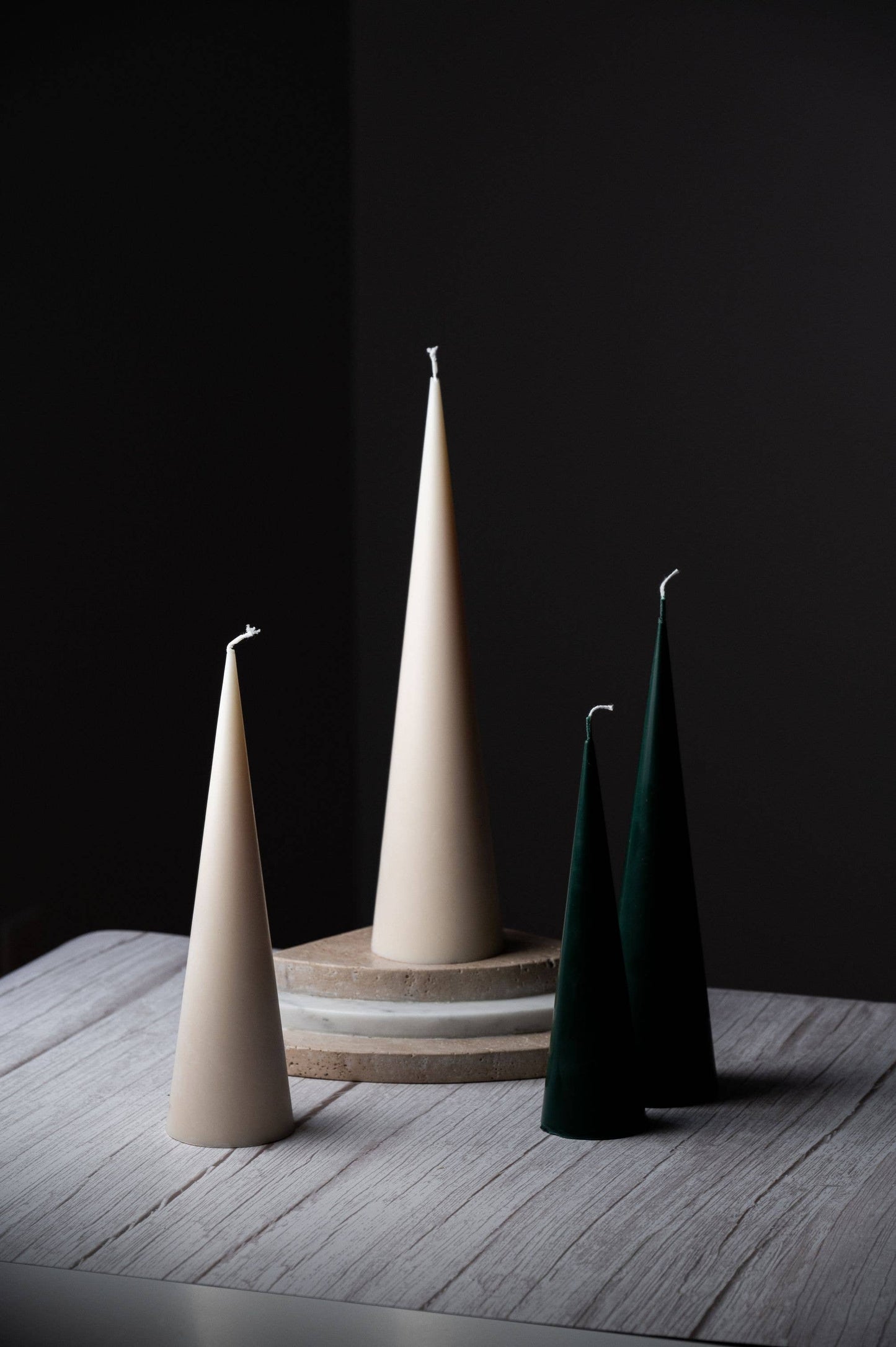 Handmade Spire Cone Candles Allure CA