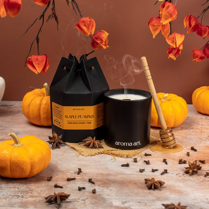 Harvest Glow: Maple Pumpkin Candle