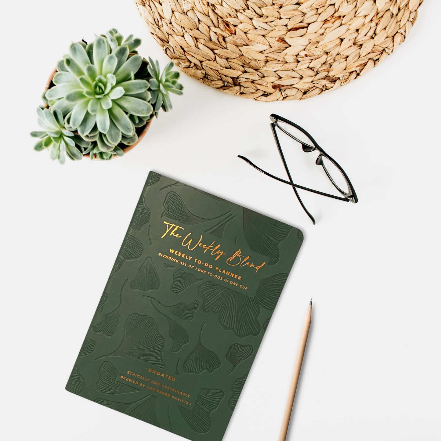 Weekly Blend | Green Undated Planner