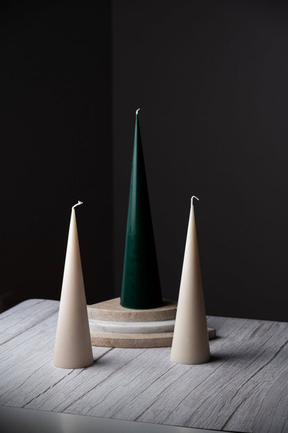 Handmade Spire Cone Candles Allure CA