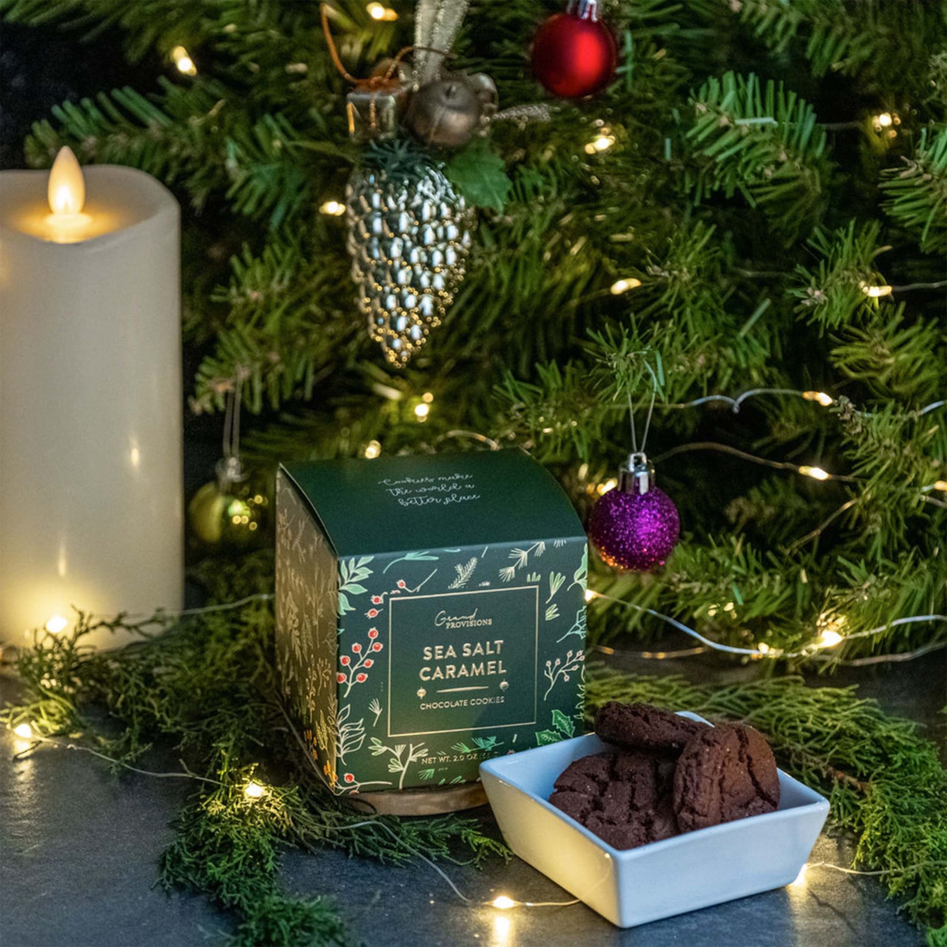 Holiday Sea Salt Caramel Cocoa Cookies Grand Provisions