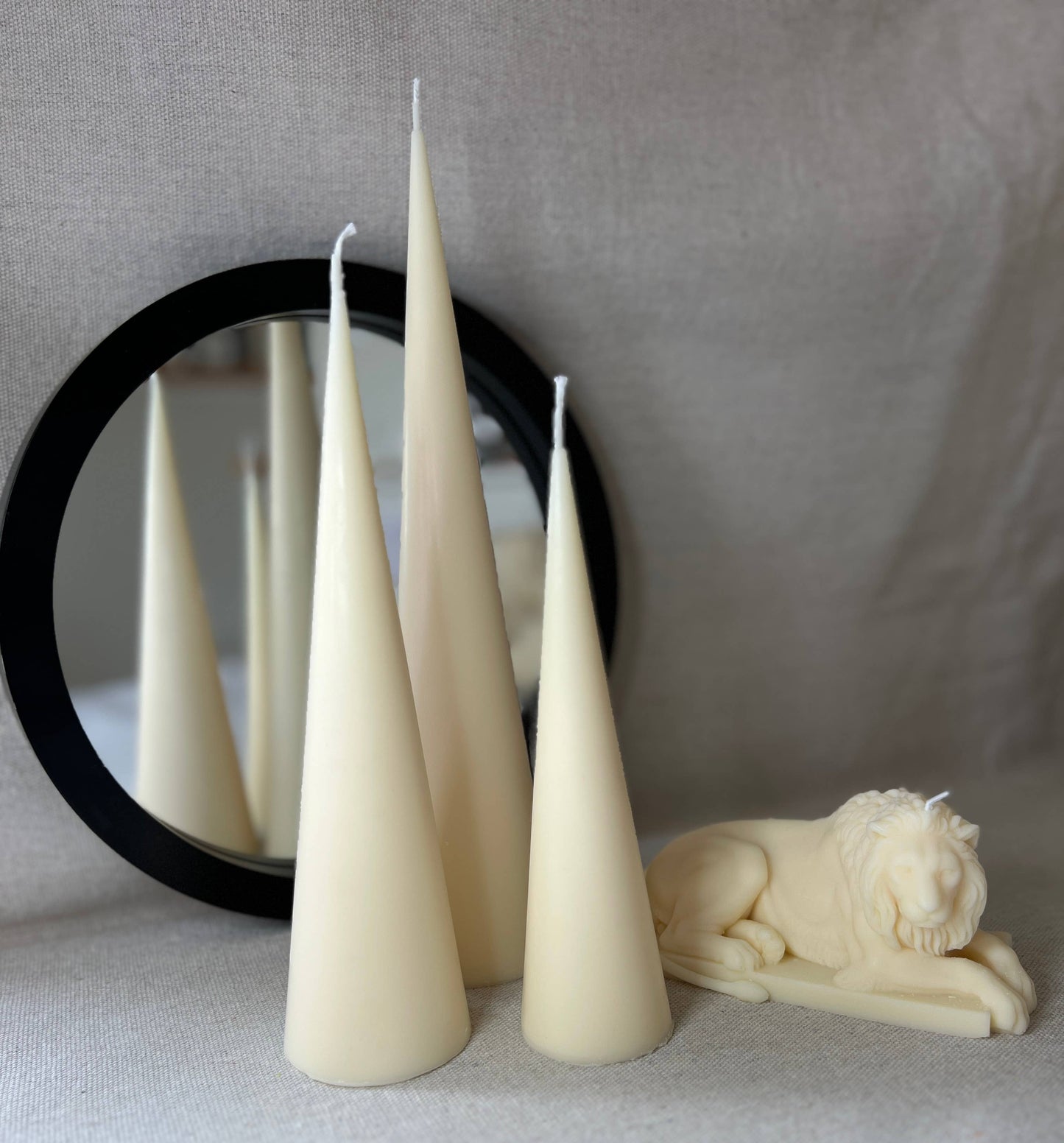 Handmade Spire Cone Candles Allure CA