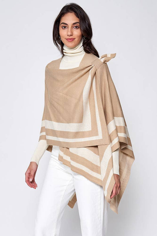 Chic Double Stripe Wrap