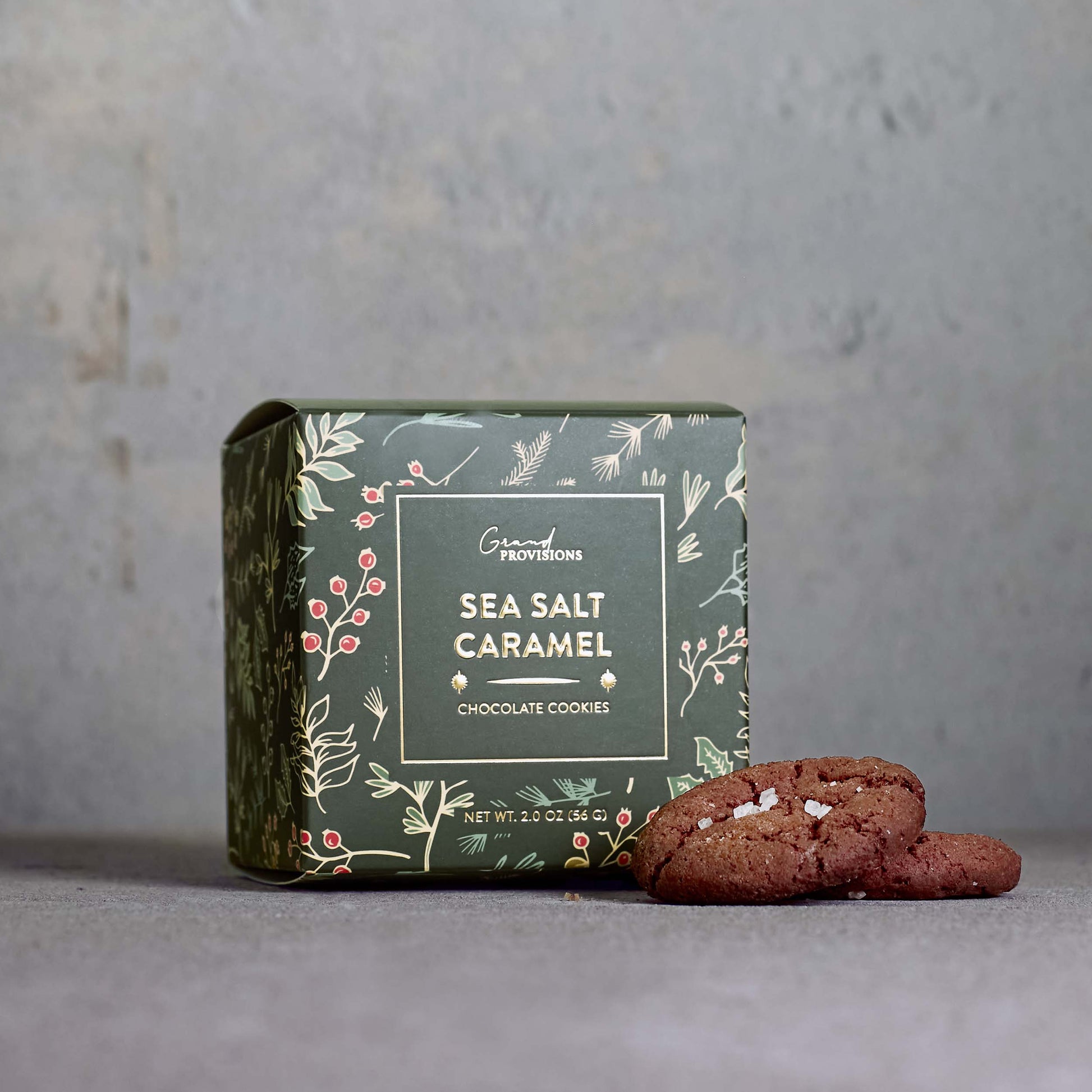 Holiday Sea Salt Caramel Cocoa Cookies Grand Provisions