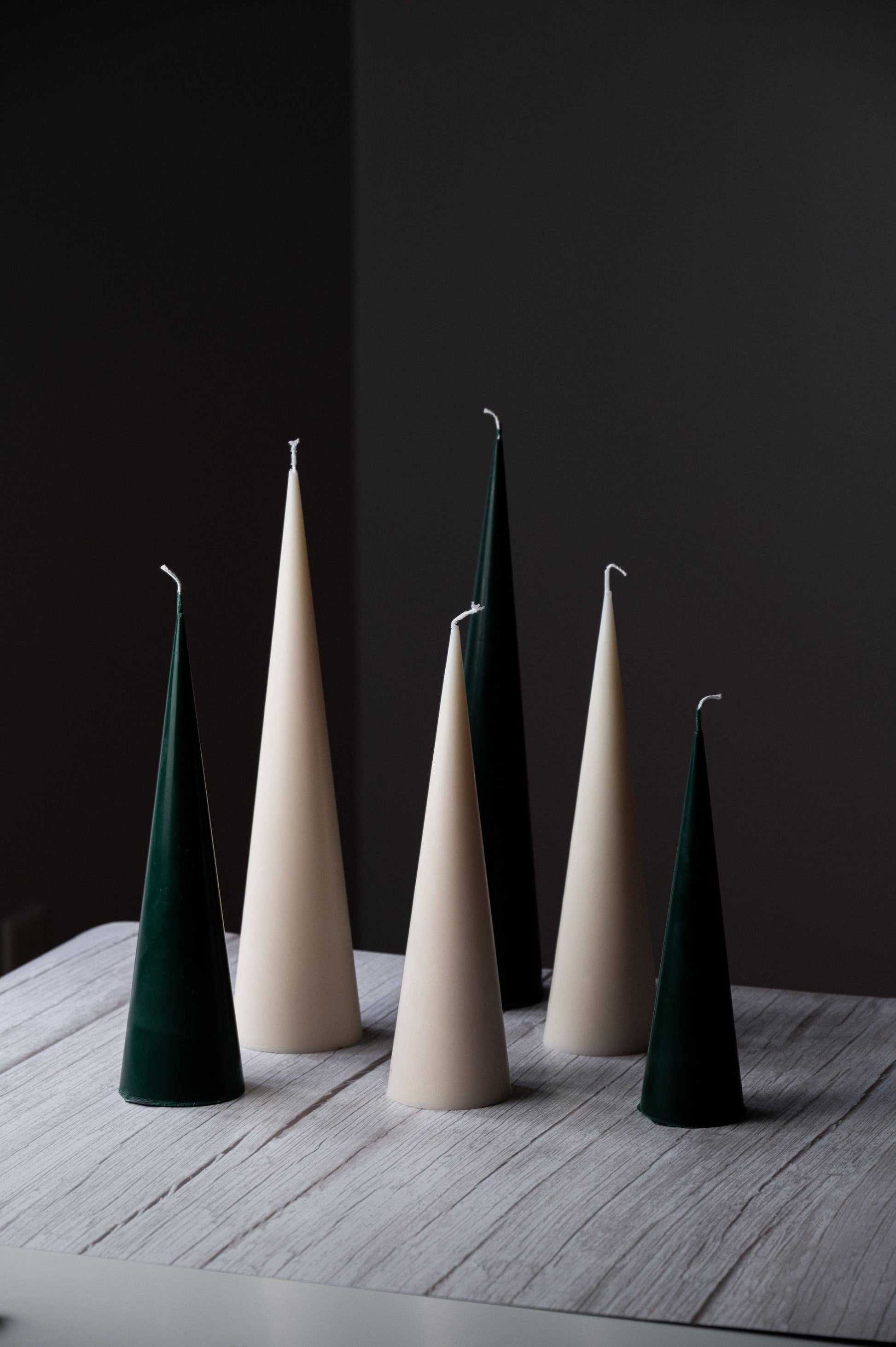 Handmade Spire Cone Candles Allure CA