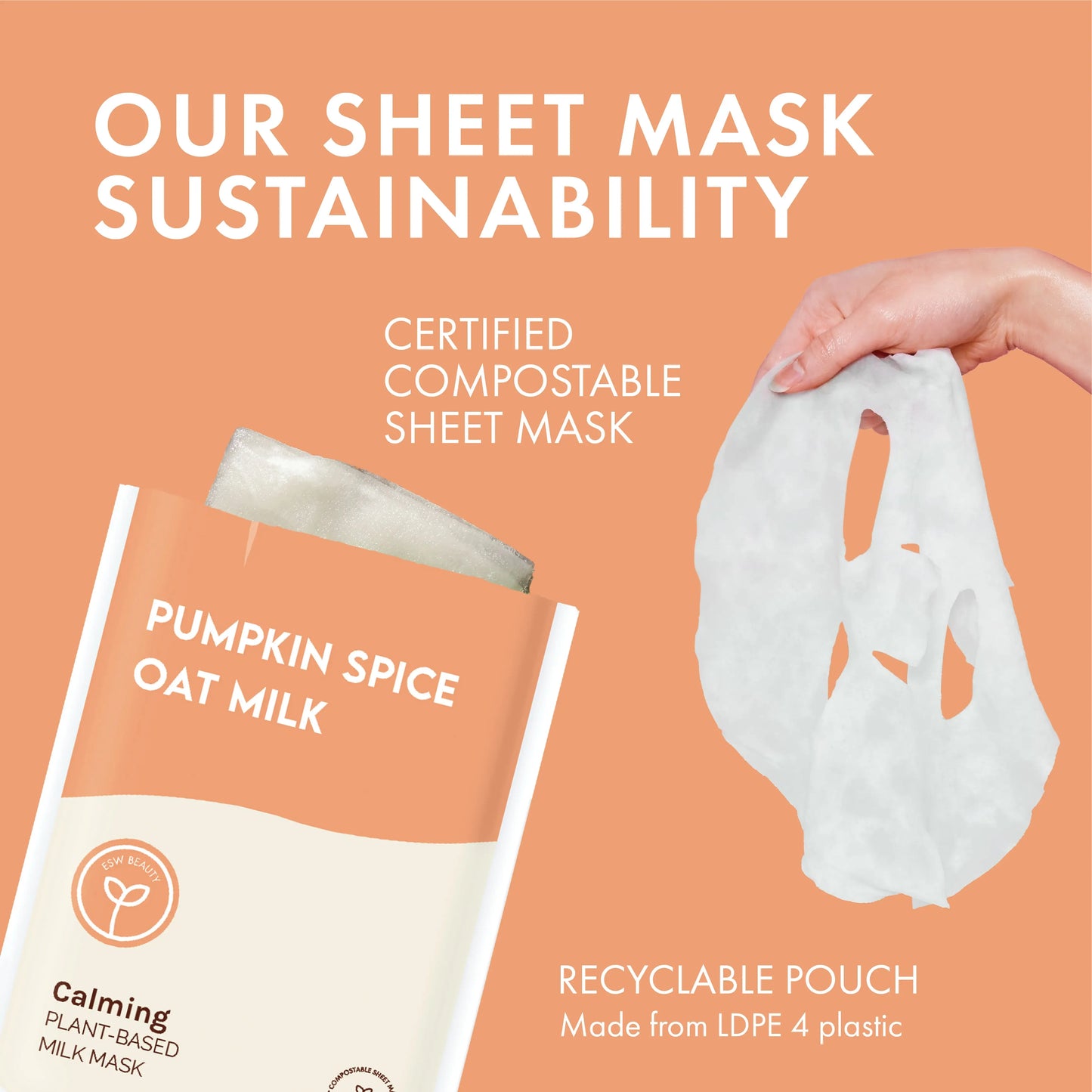 Pumpkin Spice Oat Milk Calming Plant-Based Milk Mask