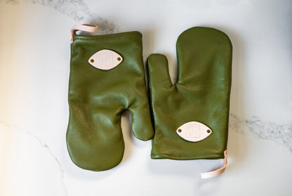 Italian Leather Classic Oven Mitt