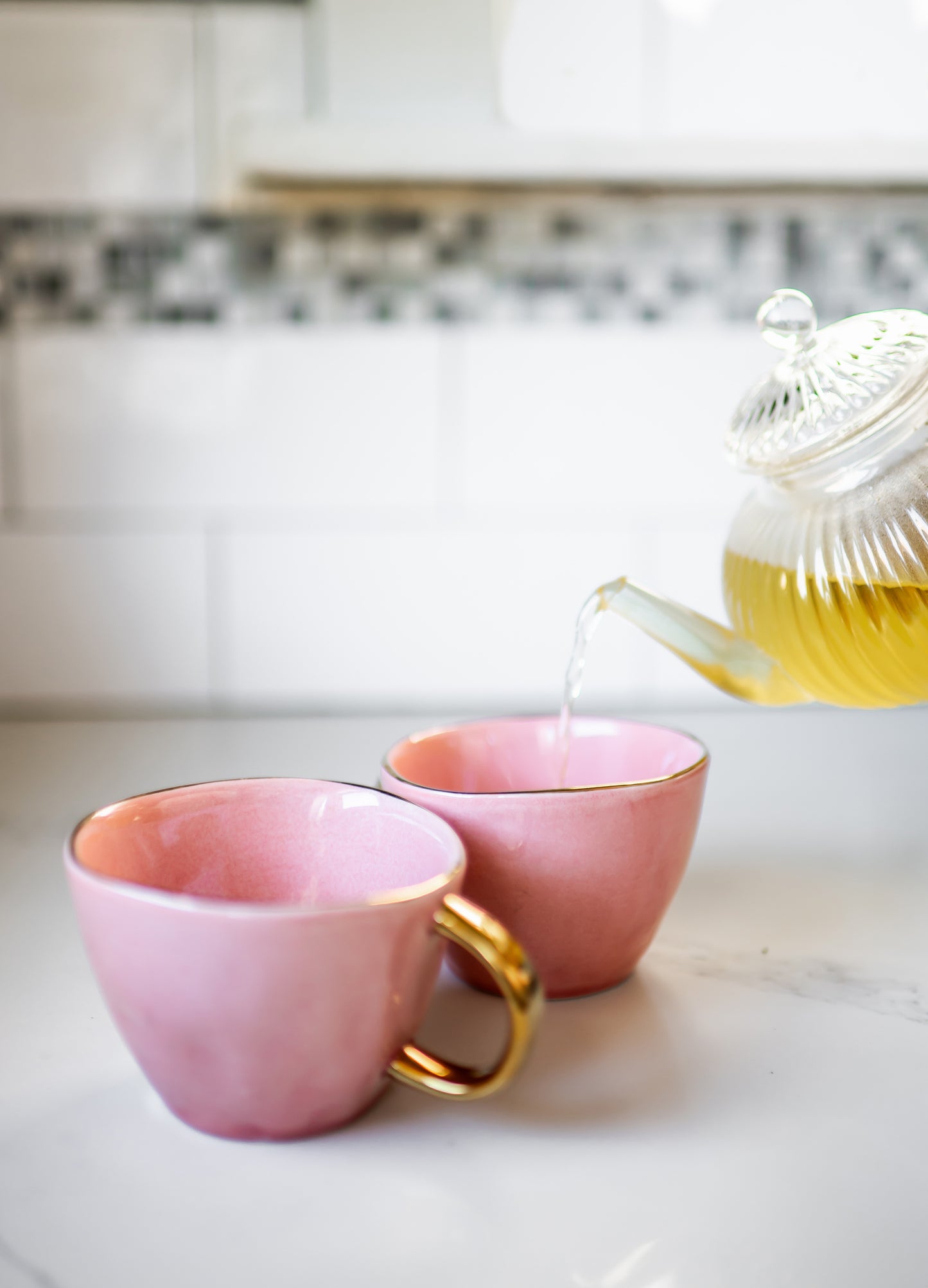 Salmon Stoneware Mug