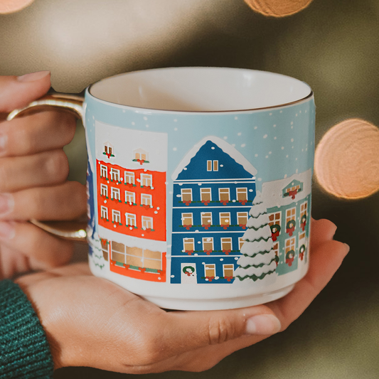 Christmas Village Holiday Mug