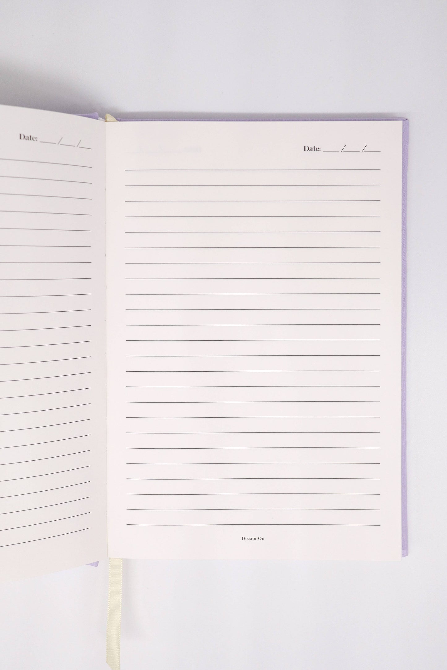 Blank Lined Journal Champagne