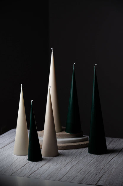 Handmade Spire Cone Candles Allure CA