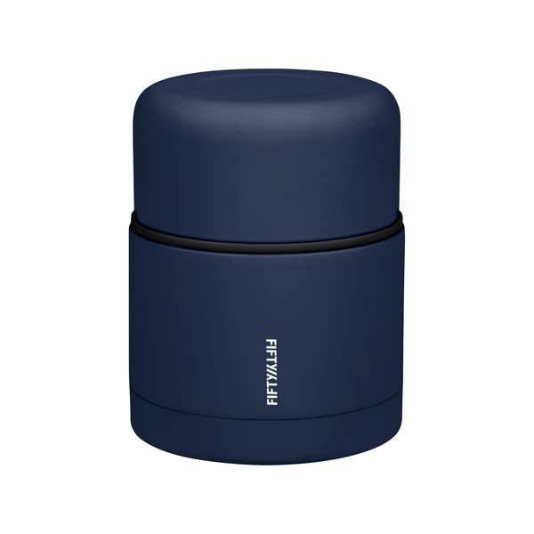 Double-Wall Vacuum-Insulated Food Storage Container Dark Blue