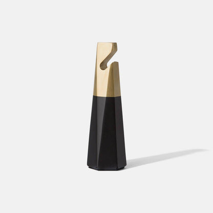 Modern Elegance Bottle Opener: Stainless Steel & Brass