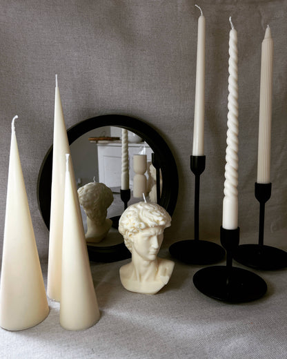 Handmade Spire Cone Candles Allure CA